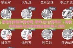 世界杯竞猜彩票结果-聚焦2022世界杯，竞猜彩票结果与足球激情碰撞的惊人时刻