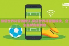 微信世界杯营销模块-微信世界杯营销模块，企业品牌的新舞台