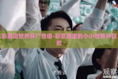 彩票店世界杯广告语-彩票店里的小小世界杯狂欢