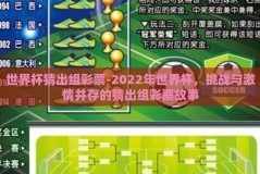 世界杯猜出组彩票-2022年世界杯，挑战与激情并存的猜出组彩票故事
