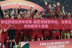 微信竞猜世界杯在哪-微信竞猜世界杯，全民狂欢的数字大冒险