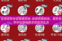 正宗世界杯彩票概念股-定格热情瞬间，解析世界杯彩票与概念股的交汇点