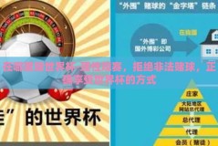 在哪里赌世界杯-理性观赛，拒绝非法赌球，正确享受世界杯的方式