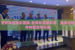 世界杯足球彩票网-世界杯足球彩票，激战过程中的智慧与乐趣