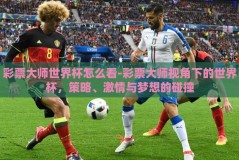 彩票大师世界杯怎么看-彩票大师视角下的世界杯，策略、激情与梦想的碰撞