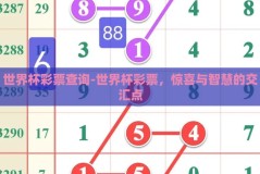 世界杯彩票查询-世界杯彩票，惊喜与智慧的交汇点