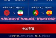 世界杯竞猜安装-世界杯竞猜，燃情观球新体验