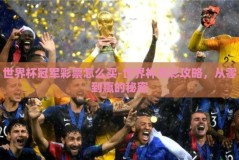 世界杯冠军彩票怎么买-世界杯竞彩攻略，从零到赢的秘密