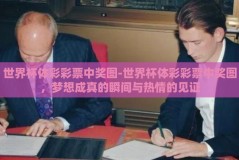 世界杯体彩彩票中奖图-世界杯体彩彩票中奖图，梦想成真的瞬间与热情的见证