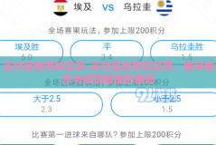 支付宝世界杯彩票-支付宝世界杯彩票，数字娱乐与激情碰撞的赛场