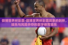 微博世界杯彩票-微博世界杯彩票现象的剖析，娱乐与风险并存的数字体育娱乐