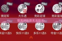 世界杯彩票无法投注-