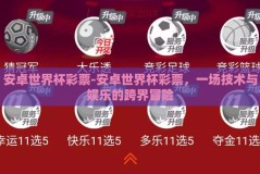 安卓世界杯彩票-安卓世界杯彩票，一场技术与娱乐的跨界冒险