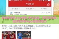 足球世界杯app竞猜-多元互动，体育乐无限，足球世界杯App竞猜的魅力