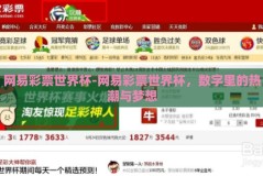 网易彩票世界杯-网易彩票世界杯，数字里的热潮与梦想