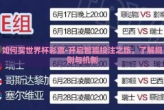 如何买世界杯彩票-开启智能投注之旅，了解规则与机制