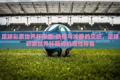 足球彩票世界杯停售-热情与冷静的交织，足球彩票世界杯期间的理性停售