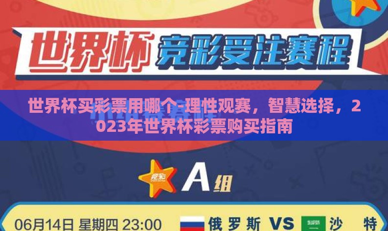 世界杯买彩票用哪个-理性观赛,智慧选择,2023年世界杯彩票购买指南 世界杯买彩票用哪个-理性观赛,智慧选择,2023年世界杯彩票购买指南