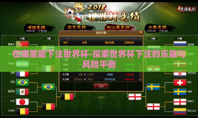 在哪里能下注世界杯-探索世界杯下注的乐趣与风险平衡