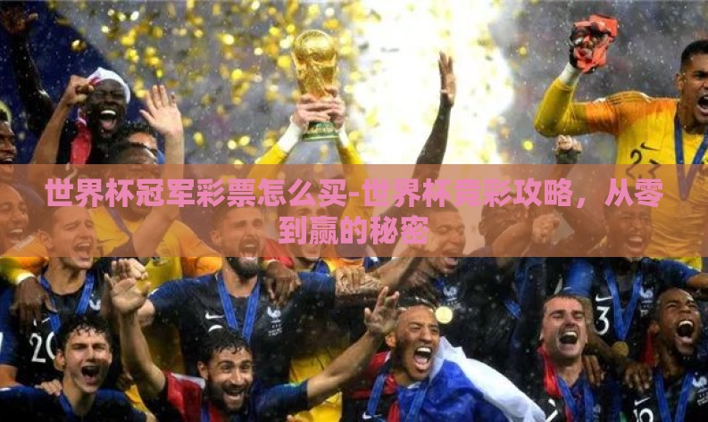 世界杯冠军彩票怎么买-世界杯竞彩攻略，从零到赢的秘密