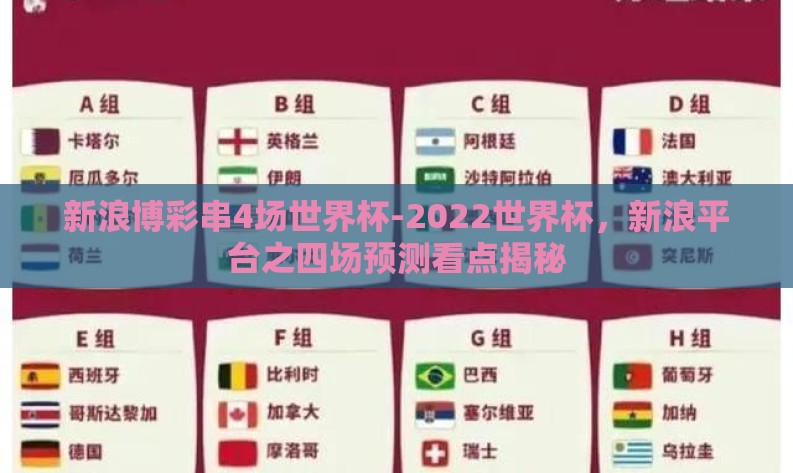 新浪博彩串4场世界杯-2022世界杯,新浪平台之四场预测看点揭秘 新浪博彩串4场世界杯-2022世界杯,新浪平台之四场预测看点揭秘